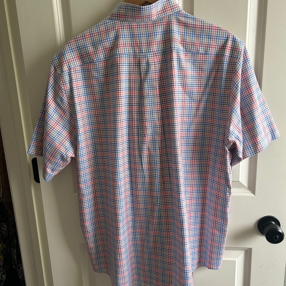 EUC like new Roundtree and YorkeTravel Smart size L Men's Multicolor Plaid Shirt - Picture 5 of 7